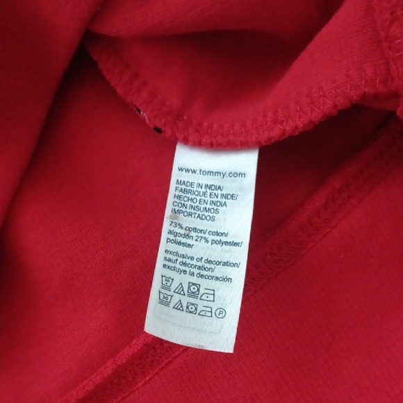 Tommy Hilfiger Red Quarter-Zip Sweater - Picture 9 of 13